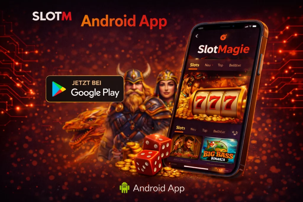 SlotMagie Casino Android App für mobiles Spielen mit beliebten Slots, sicherem Zugang und optimierter Benutzeroberfläche.